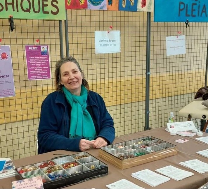 Photo de Corinne SOARES dans un salon du bien être